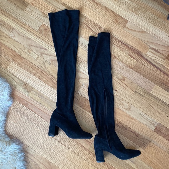 Jeffrey Campbell cienega suede thigh high boots - Picture 3 of 5
